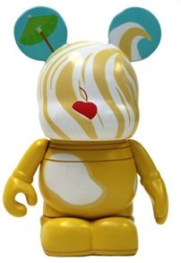 Pineapple Dole Whip figure, produced by Disney. Front view.
