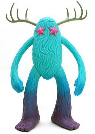 The Seeker figure by Jeff Soto, produced by Bigshot Toyworks. Front view.