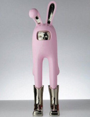 Billy Lifesize - Pink figure by Blamo Toys, produced by Toy Art Gallery. Front view.