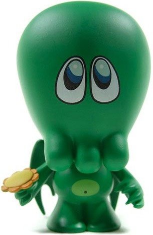 Flowerthulhu figure by John Kovalic, produced by Dreamland Toyworks. Front view.