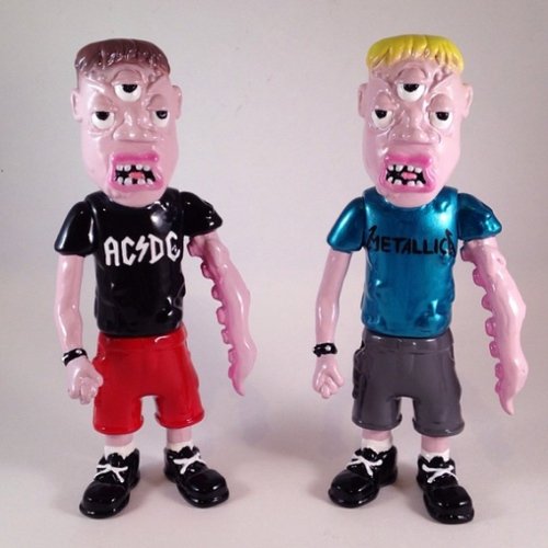 Beavis and Butthead Sewer Creeps (one-off 2 pack) figure by D-Lux. Front view.