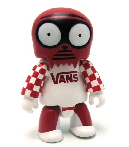 Vans Qee Toyer figure, produced by Toy2R. Front view.