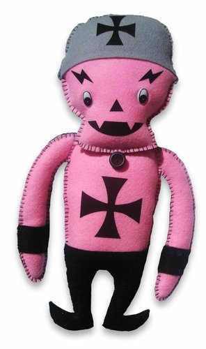 Nazi Pink figure by Cupco, produced by Cupco. Front view.