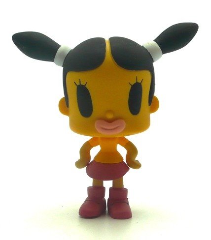 Malika figure by Ohm, produced by Muttpop. Front view.