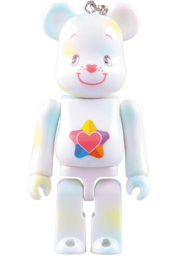 Care Bears - True Heart Bear - Be@rbrick 100% figure, produced by Medicom Toy. Front view.