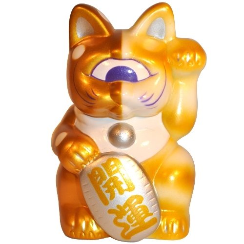 Mini Fortune Cat - After School 09 figure by Mori Katsura X ???, produced by Realxhead. Front view.