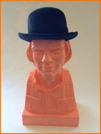Droog Bust - Barsom Edition figure, produced by Retro Outlaw. Front view.