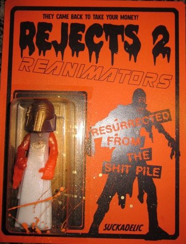 Rejects 2: Reanimators (Big Head Suckcicle) figure by Sucklord, produced by Suckadelic. Front view.