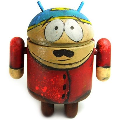 Cartman Android figure by Leecifer. Front view.