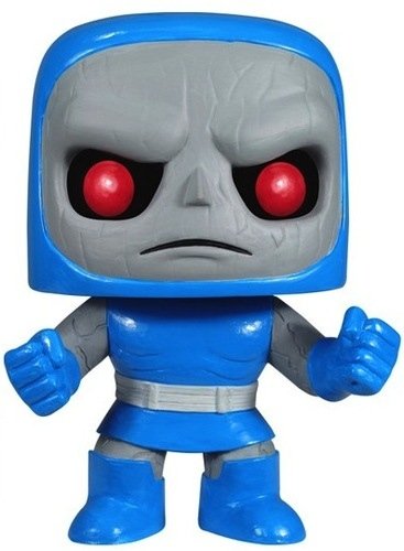 Darkseid POP! figure by Dc Comics, produced by Funko. Front view.