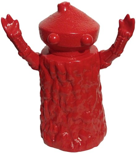 Kusogon - IKB Revisited (Crimson) figure by Beak, produced by Target Earth. Front view.