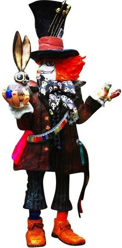 Mad Hatter figure by Michael Lau, produced by Mindstyle. Front view.