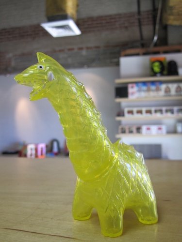 Betasaurus - Clear Yellow figure by Sunguts, produced by Sunguts. Front view.