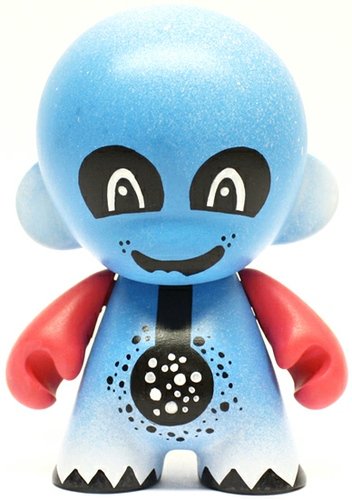 Double B Squad - Sky Blue, Tenacious Toys Exclusive figure by Tesselate. Front view.
