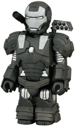 War Machine Kubrick figure by Marvel, produced by Medicom Toy. Front view.