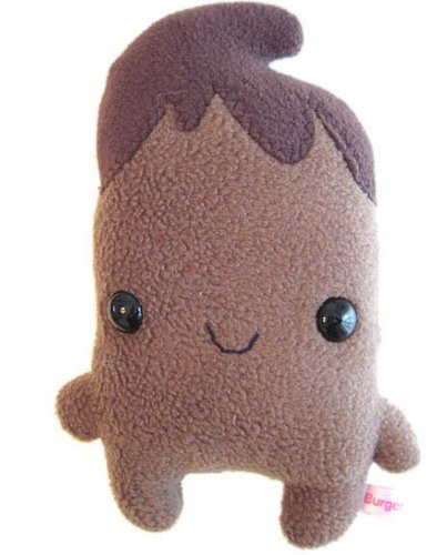 Doo Doo Brown figure by Anna Chambers. Front view.