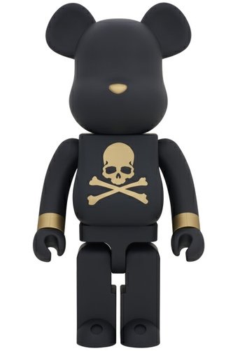 mastermind JAPAN × SENSE Be@rbrick 1000% figure by Mastermind Japan, produced by Medicom Toy. Front view.