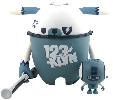 Roscoe Diamond NedZed figure by 123Klan, produced by Toy2R. Front view.