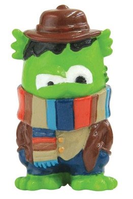 Dr Goo figure, produced by Oddco Ltd.. Front view.
