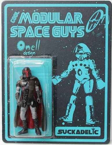 Cool Modular Space Guys figure by Onell Design, produced by Suckadelic. Front view.