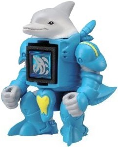 Dolphin (BS-08) figure, produced by Takara Tomy. Front view.
