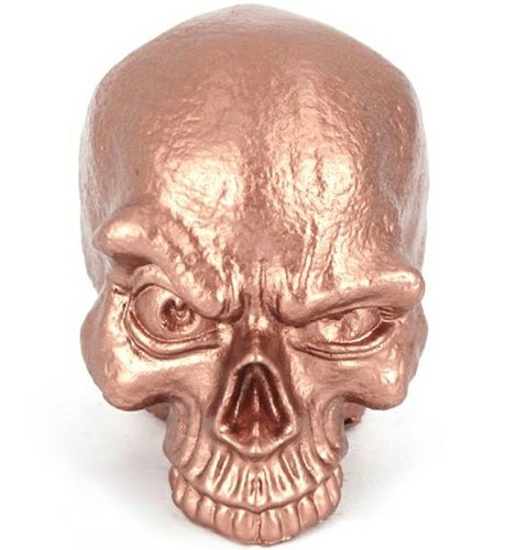Falkenskull - Copper Edition figure by Falkenskull, produced by Mighty Jaxx. Front view.