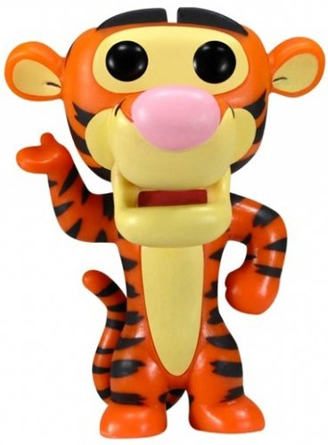 Tigger figure by Disney, produced by Funko. Front view.