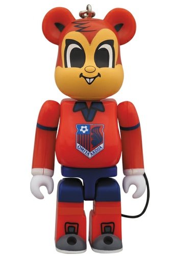 Hardy Be@rbrick 100% figure, produced by Medicom Toy. Front view.