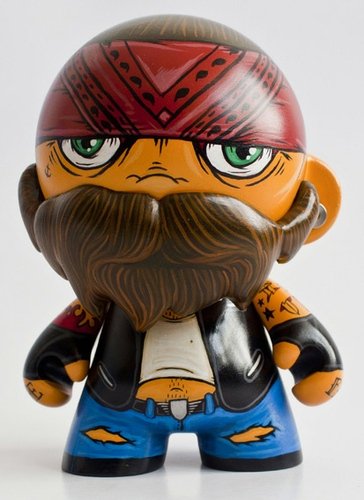 figure by Simon Berndt, produced by Kidrobot. Front view.