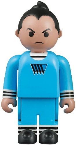 Oompa Loompa - Blue figure, produced by Medicom Toy. Front view.