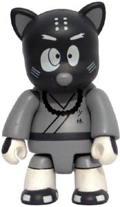 Shaolin Kung Fu Cat S figure, produced by Toy2R. Front view.