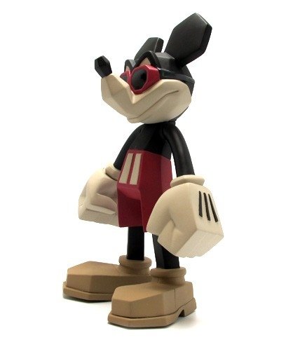 Mickey Mouse figure by Bloc 28, produced by Span Of Sunset. Front view.