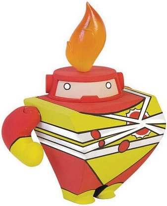 Firestorm figure by Dc Comics, produced by Dc Direct. Front view.