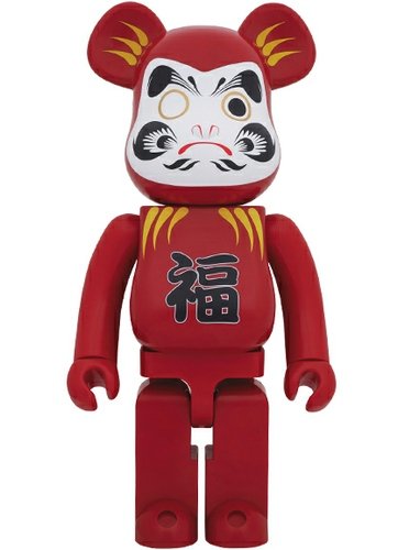 Fortune Dharma Be@rbrick 1000% figure, produced by Medicom Toy. Front view.