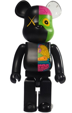 Dissected Companion Be@rbrick 400% - Black 