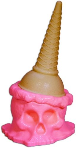 Ice Scream Man - Spiteful Strawberry  figure by Brutherford, produced by Brutherford Industries. Front view.