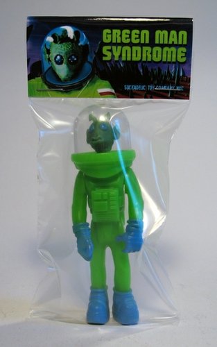 Green Man Syndrome figure by Sucklord. Front view.
