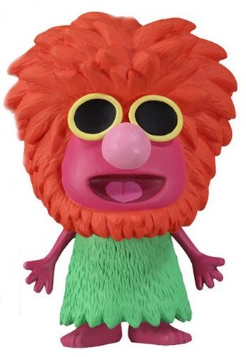 Mahna Mahna figure by Jim Henson, produced by Funko. Front view.