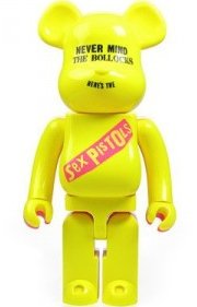 Sex Pistols Be@rbrick 1000%  figure, produced by Medicom Toy. Front view.