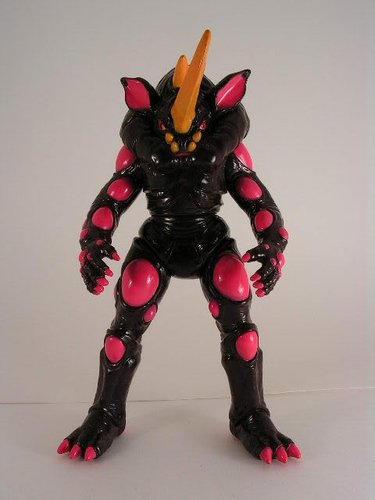 Rhino Blaster figure, produced by Bandai. Front view.