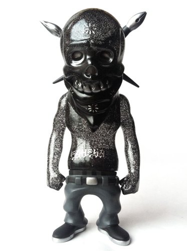 Rebel Ink - Black Lamé figure by Usugrow, produced by Secret Base. Front view.