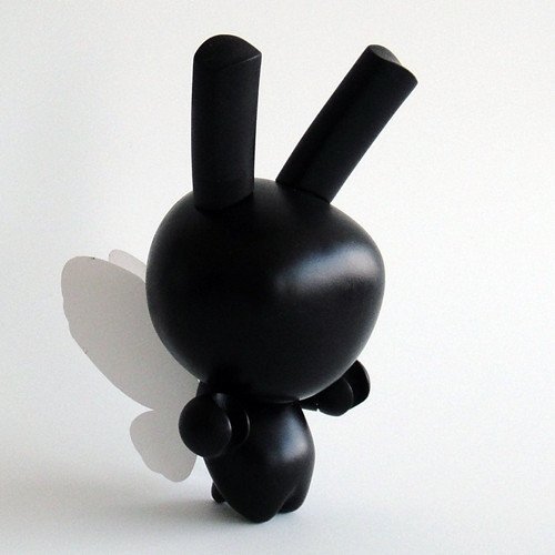 Bee-Killer DIY Black figure by Bugs And Plush, produced by Bugs And Plush. Front view.