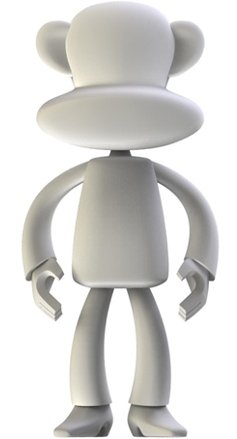 Blank Julius figure by Paul Frank, produced by Play Imaginative. Front view.
