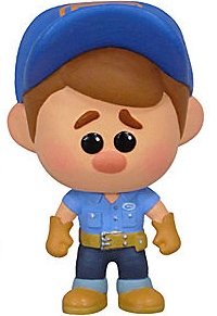 Fix-it Felix figure by Disney, produced by Funko. Front view.