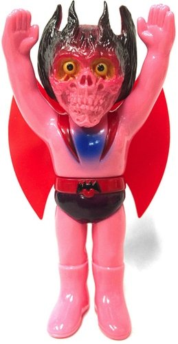 Devilman - Cocobar Srunch figure by Pushead, produced by Secret Base. Front view.