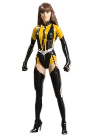 Watchmen: Silk Spectre II figure by Alan Moore, produced by Dc Direct. Front view.