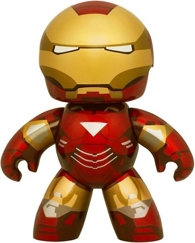 Iron Man (Flip Up Visor) SDCC 10 figure by Marvel, produced by Hasbro. Front view.