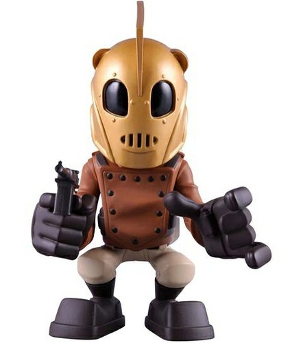 Rocketeer VCD figure by H8Graphix, produced by Medicom Toy. Front view.