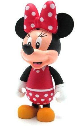 Minnie Mouse figure by Disney, produced by Mindstyle. Front view.
