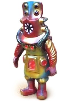 Mitsuryou Robot Bullgan figure by Imiri Sakabashira, produced by Billiken Shokai. Front view.